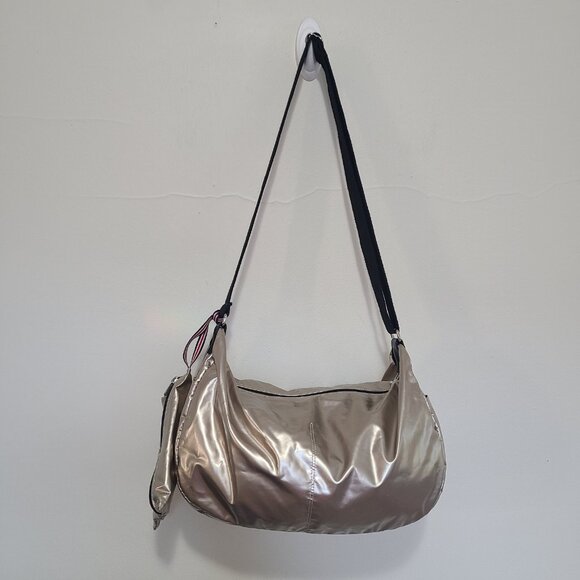 Jack Gomme Paris Liris Shoulder Bag Crossbody Metal Gold - Picture 1 of 11